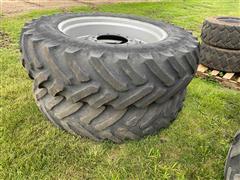 Titan 380/85R34 Mounted Tractor Tires 