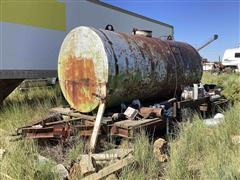 Shop Built T/A Flatbed Tanker Trailer 