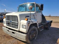 1990 Ford LN7000 S/A Flatbed Truck Tractor 