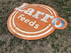 Larro Feeds Metal Sign 