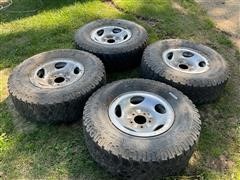 Goodyear Workhorse 265/75R16 Studded Snow Tires & Rims 