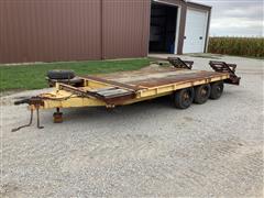 1978 Homemade Tri/A Flatbed Trailer 