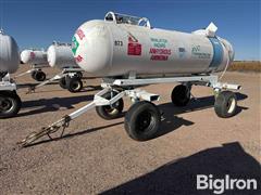 American Welding 1000-Gallon NH3 Tank On Running Gear 