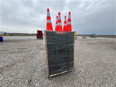 2023 Steelman PVC Safety Traffic Cones 