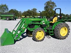 2021 John Deere 5075E MFWD Tractor W/Loader 