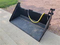 Mid-State 4-IN-1 Hydraulic Bucket Skid Steer Attachment 