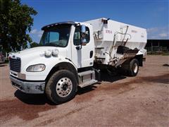 2011 Freightliner M2-106 S/A Feed Mixer Truck W/Harsh 575H Box & Scale 