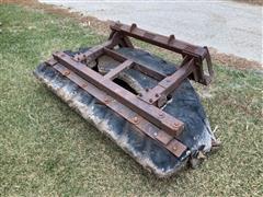 Skid Steer Tire Scraper Attachment 