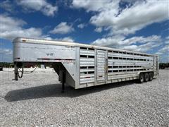 2006 Kiefer Built 32' Tri/A Aluminum Livestock Trailer 