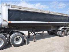 1988 Fruehauf 28' T/A End Dump Trailer 