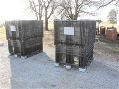 Buck Horn Seed Totes W/Lids 