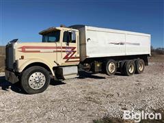 1985 International 9370 Tri/A Grain Truck 