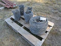 Pallet Of Barbed Wire 