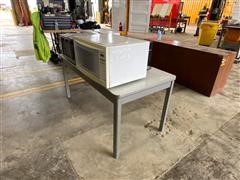Microwave Table And Toaster Oven 