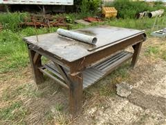 Steel Shop Table 