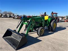 2001 John Deere 4500 MFWD Compact Utility Tractor W/Loader 