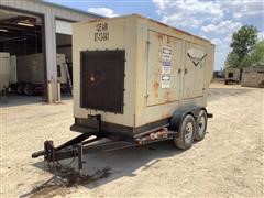 2013 Moser 125 KW Natural Gas /Propane Generator On BigTex T/A Trailer 