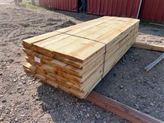 1 1/2" X 7" X 8' Pine Lumber 