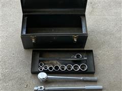 John Deere Ratchet Set & Toolbox 