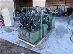 Worthington Self Contained Oil Grease Distribution/ Air Compressor Center 