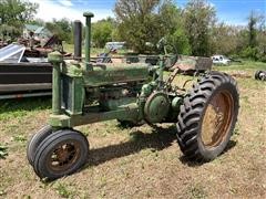 1936 John Deere A 2WD Tractor W/Overdrive & Hydraulics 