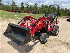 Mahindra MAX25XLH MFWD Compact Utility Tractor W/Loader 