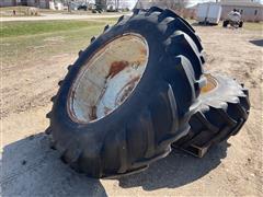 Coop 18.4R38 Tractor Tires On Rims 