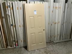 4 Panel Fiberglass Insulated Exterior Doors 