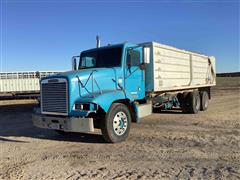 1996 Freightliner FLD112 T/A Grain/Silage Truck W/Aulick Box 