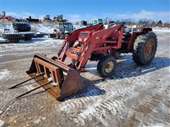 Case IH 695 2WD Tractor W/Mount-O-Matic 2255 Loader 