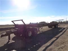 1979 Dorsey 43' Flatbed Trailer W/dolly And 3-Pt Hookups 