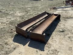 Shop Made Metal Feed Troughs 