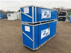 2023 Premium Storage Buildings Single Truss 40X40 Canvas Fabric Container Canopy 