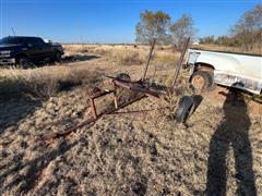 Homemade Single Bale Hay Trailer 