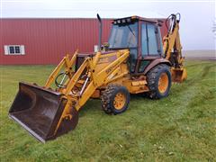 1994 Case 580 Super K 4x4 Loader Backhoe W/Extendahoe 