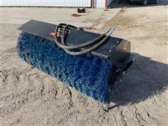 Quick Attach 6’ Skid Steer Sweeper Attachment 