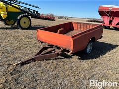 Shop Built S/A Pickup Box Trailer 