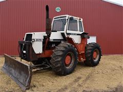 1976 Case 2670 4WD Tractor W/Front Blade 