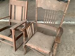 Wooden Rocking Chairs 