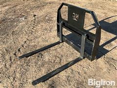 KC 42” Pallet Fork Skid Steer Attachment 