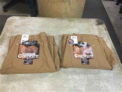 Carhartt 34x30 Traditional Duck Double Knee Work Dungarees 