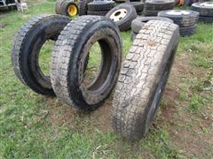 Firestone And Goodyear 11R24.5 Tires 