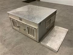 Aluminum 2-Dog Mobile Kennel 