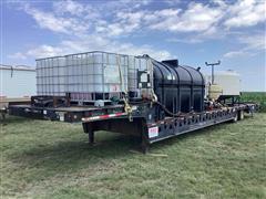 2000 Trail King TK70HT-482 T/A Drop Deck Sprayer Tender Trailer 