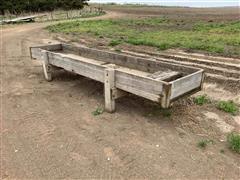 Wooden Feed Bunk 