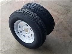 ST205/75D15 Tires On Rims 