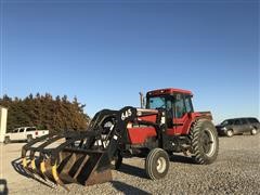 1989 Case IH 7120 2WD Tractor W/Grapple Loader 