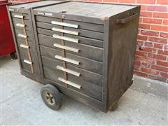 Kennedy Toolbox And Wooden Desk 