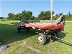 Case IH 1083 Platform Header & Trailer 