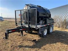 1996 Ruco T/A Flatbed Trailer W/1600-Gallon Stainless Steel Water Tank 